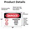 Signmission Generator Room Diesel Fuel, 18 in W x Rectangle, Vinyl Decal OS-2PACK-DS-D-1218-L-2207 - alternate 4